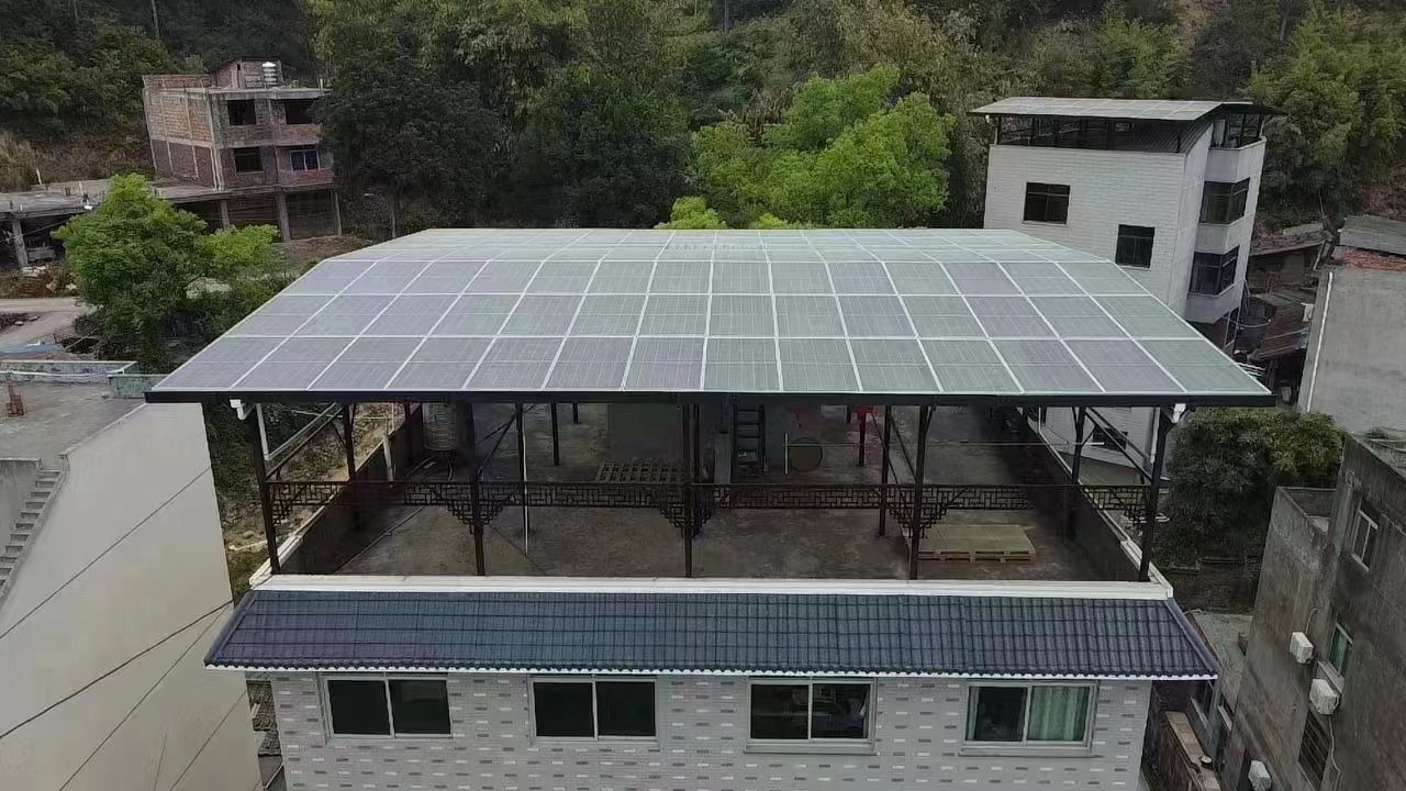 哈尔滨15kw+10kwh自建别墅家庭光伏储能系统